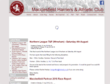 Tablet Screenshot of macclesfield-harriers.co.uk